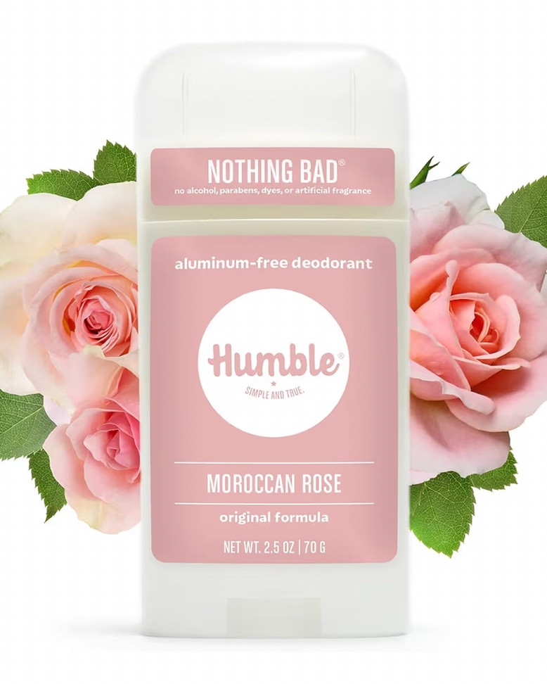 Stay fresh the natural way with Humble’s Moroccan Rose deodorant. The clean, aluminum-free formula is made with only five pure ingredients: non-GMO corn starch, beeswax, baking soda, MCT oil, and essential oils. 🌿 No aluminum, parabens, dyes, or artificial fragrances — just simple, honest care that works. Smell amazing and feel confident all day with the soft floral scent of Moroccan Rose🩷

#LTKActive