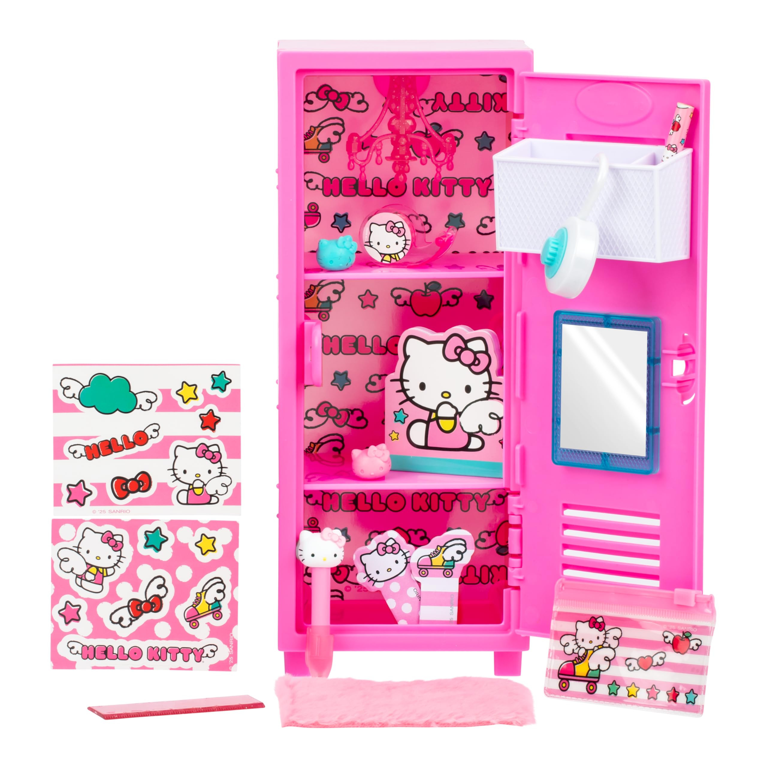 REAL LITTLES Hello Kitty® Micro Locker with Over 15 Tiny Surprises Inside! Customize and Decorat... | Amazon (US)