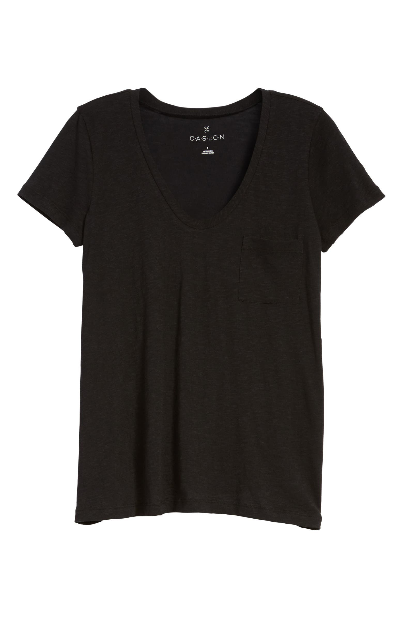 Rounded V-Neck T-Shirt | Nordstrom