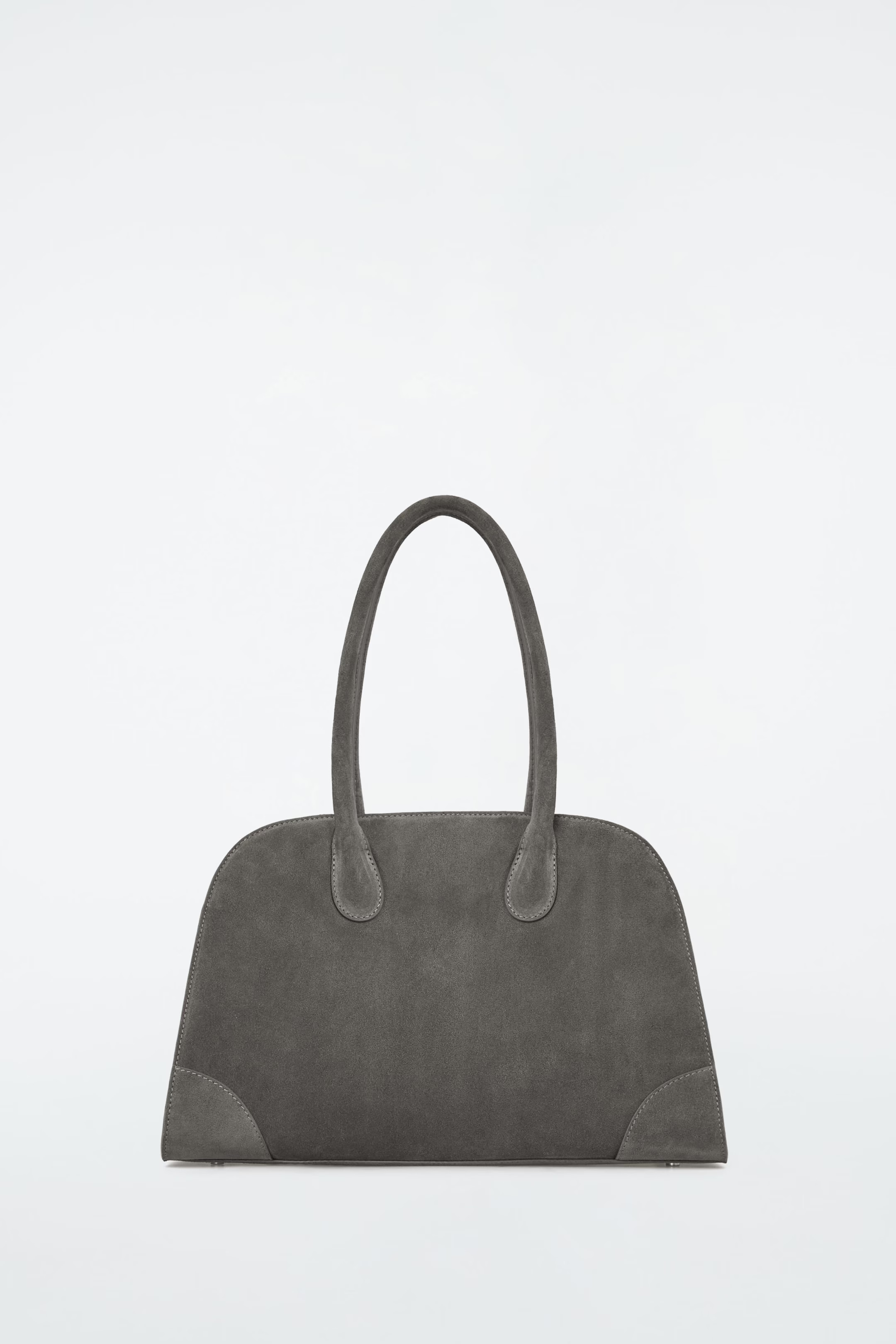 SMALL STUDIO BOWLING BAG - LEATHER - GRAY | COS | COS (EU)