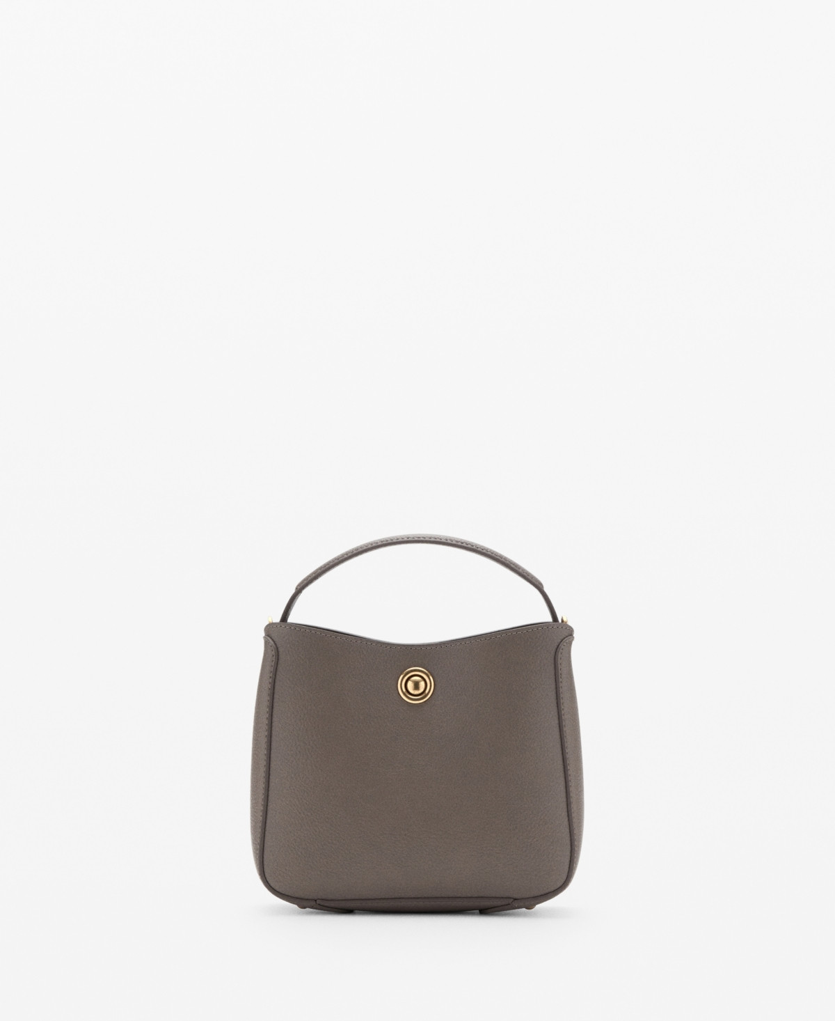 Mango Women's Metal Detail Small Bucket Bag - Light, Pastel Brown | Macy's