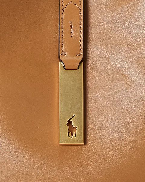 Polo ID Medium Leather Shoulder Bag | Ralph Lauren (UK)