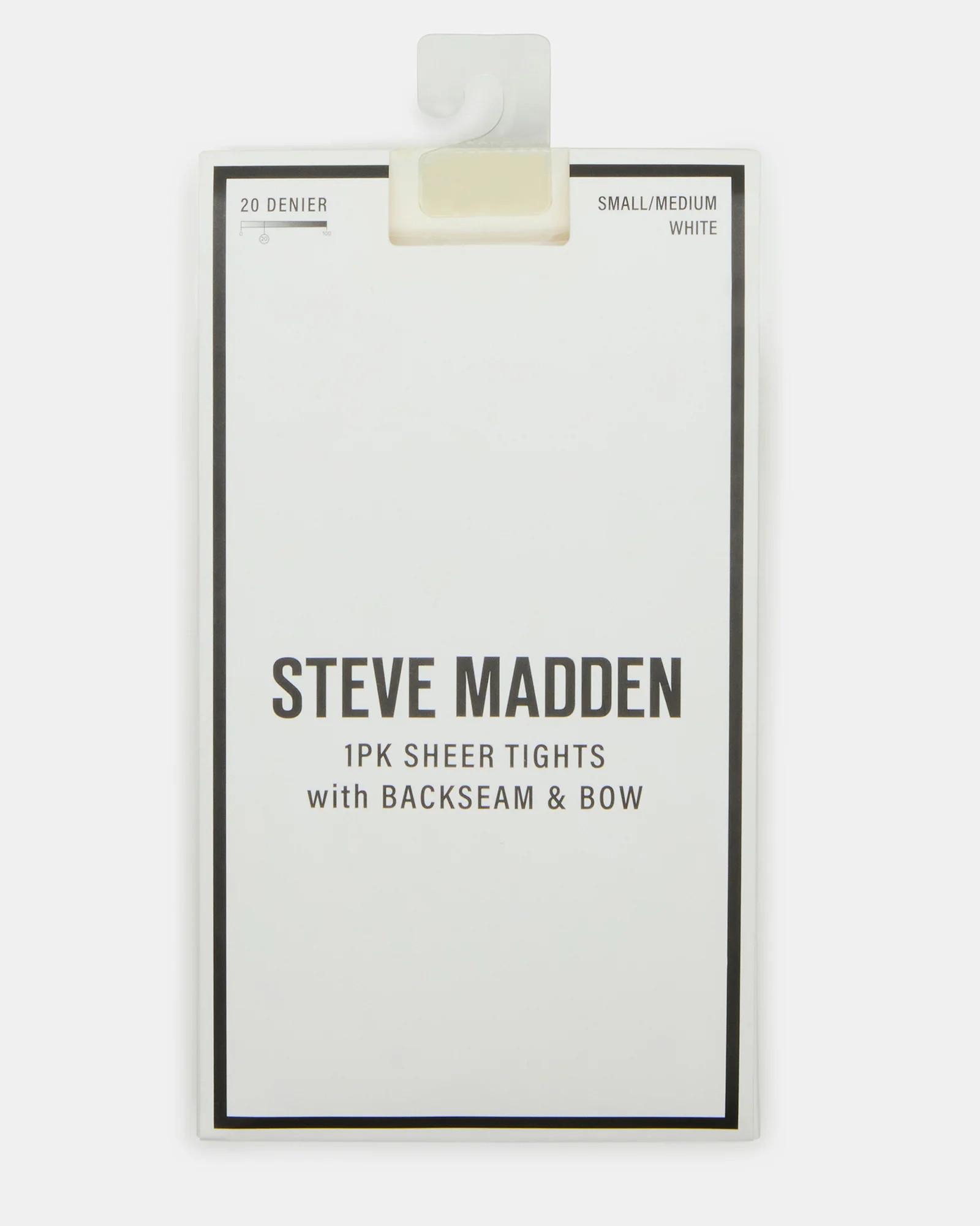 Bridal Bow Tights Sheer White | Steve Madden (US)