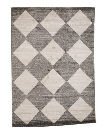 Made In Turkey Checkerboard Area Rug | Marshalls