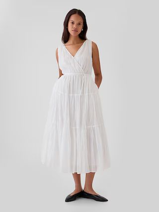 Pleated Tiered Maxi Dress | Gap (US)