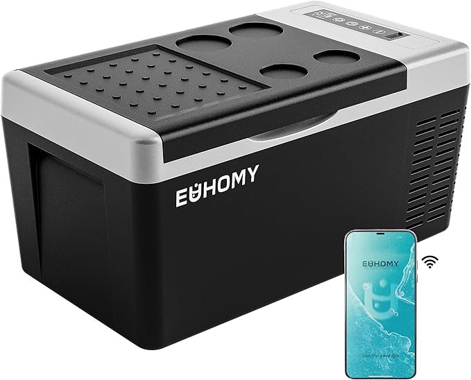 EUHOMY 12 Volt Refrigerator, 19QT(18L) Compressor Electric Cooler APP Control, Car Fridge -4℉~6... | Amazon (US)