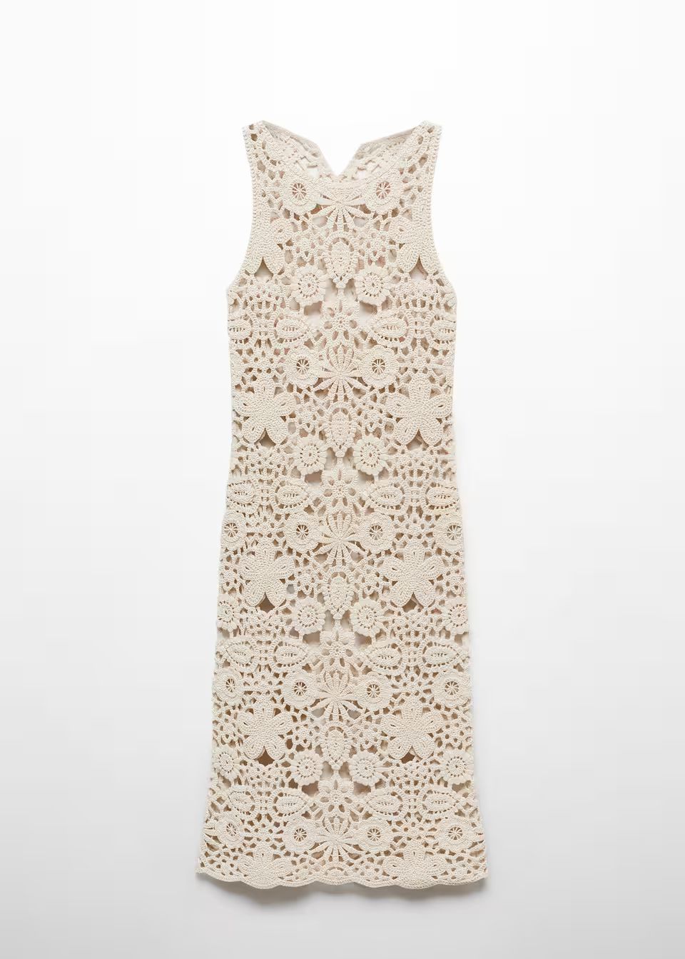 100% cotton crochet dress -  Women | Mango USA | MANGO (US)