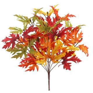 Red, Green & Orange Maple Leaves Bush by Ashland® | Michaels Stores