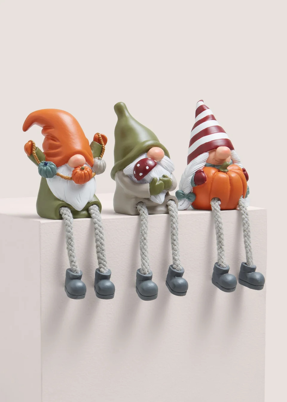 Orange Set of 3 Autumn Ornaments (10x6x10cm) | Matalan (UK)