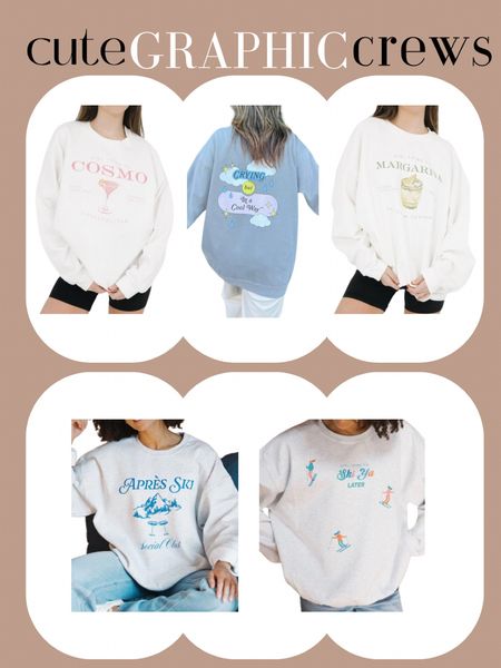 the cutest graphic crewneck sweatshirts 

#LTKfindsunder50 #LTKstyletip #LTKSeasonal