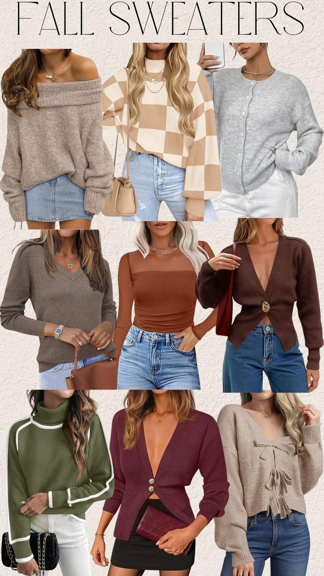 🍁 Amazon Fall Sweaters You’ll Love 🤎


Stay cozy and chic this season with these Amazon fall sweaters! From chunky knits and soft cardigans to trendy cropped styles and deep autumn tones, these looks pair perfectly with jeans, boots, or skirts. The ultimate cozy girl aesthetic for pumpkin spice season! ☕🍂


#AmazonFashion #FallSweaters #CozyStyle #AmazonFinds #FallOutfits #SweaterWeather #AutumnStyle #AmazonHaul #OOTD #SparkDazzle 

 

#LTKSeasonal #LTKOver40 #LTKMidsize