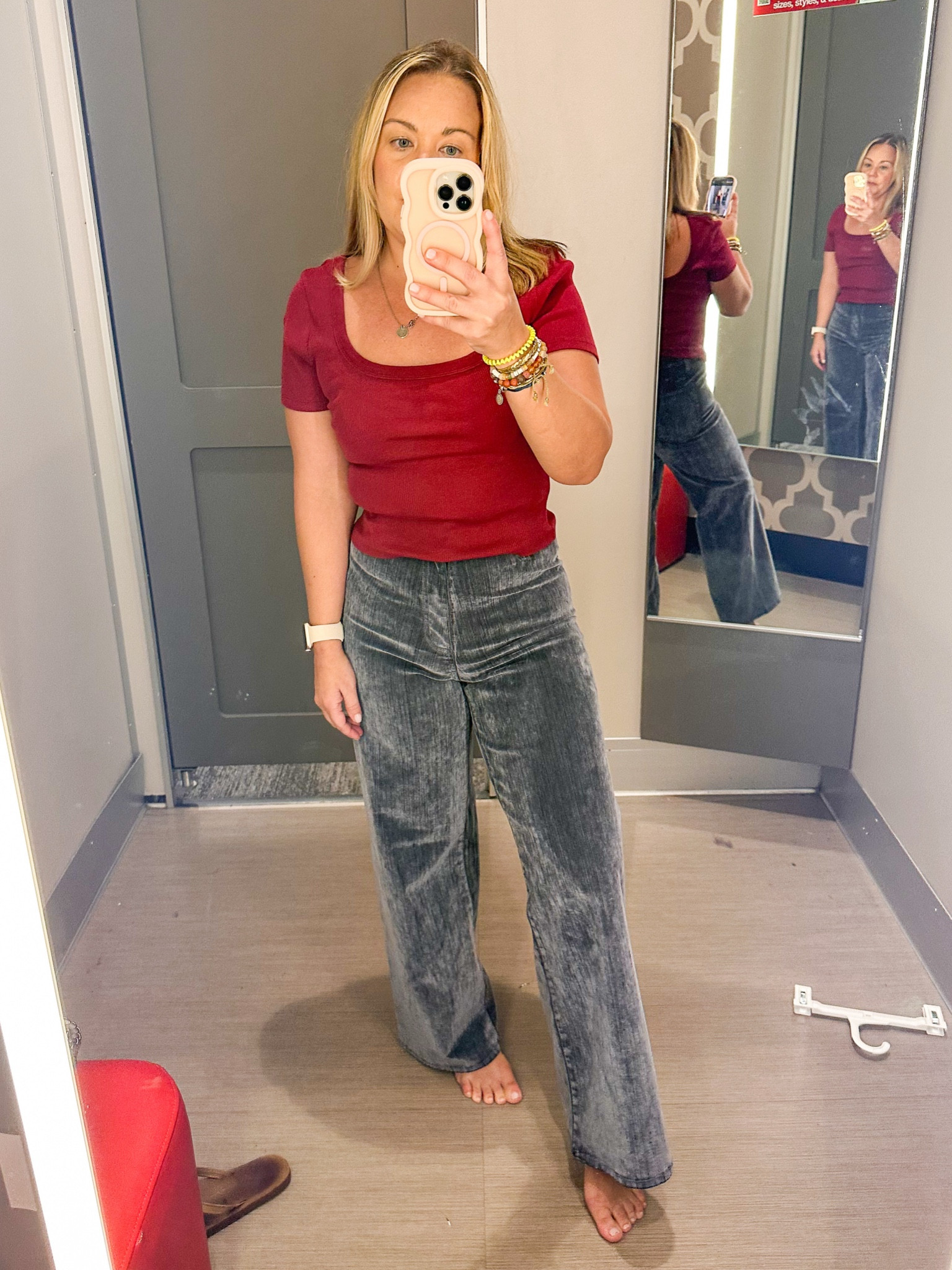 Target Try On
Universal Thread- Jeans (size 2), Top (size small) 

#LTKSaleAlert #LTKStyleTip #LTKFindsUnder50