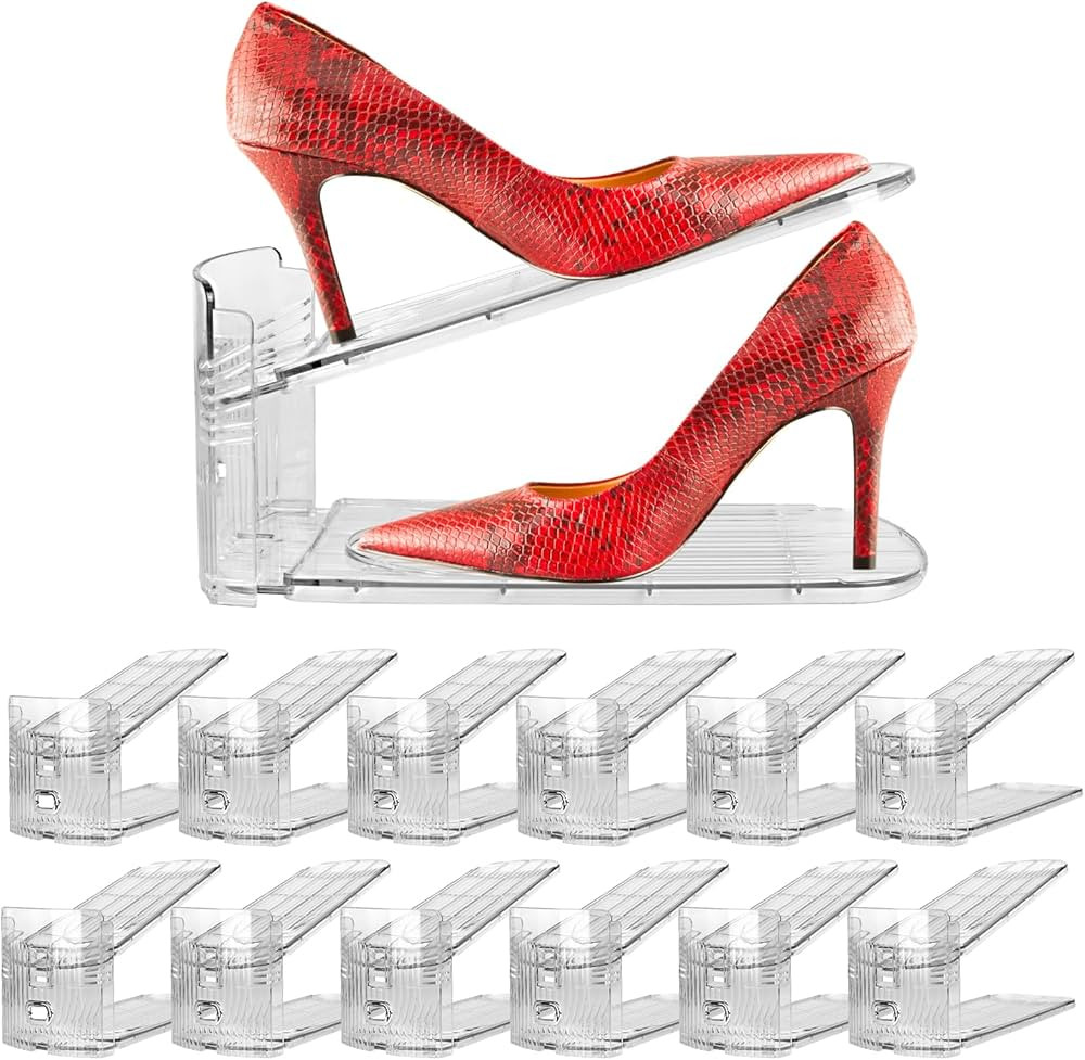 Yes!Fresh Shoe Slot Organizer, Boutique Display Style Shoe Stacker for A Pair of Shoes, Separable... | Amazon (US)