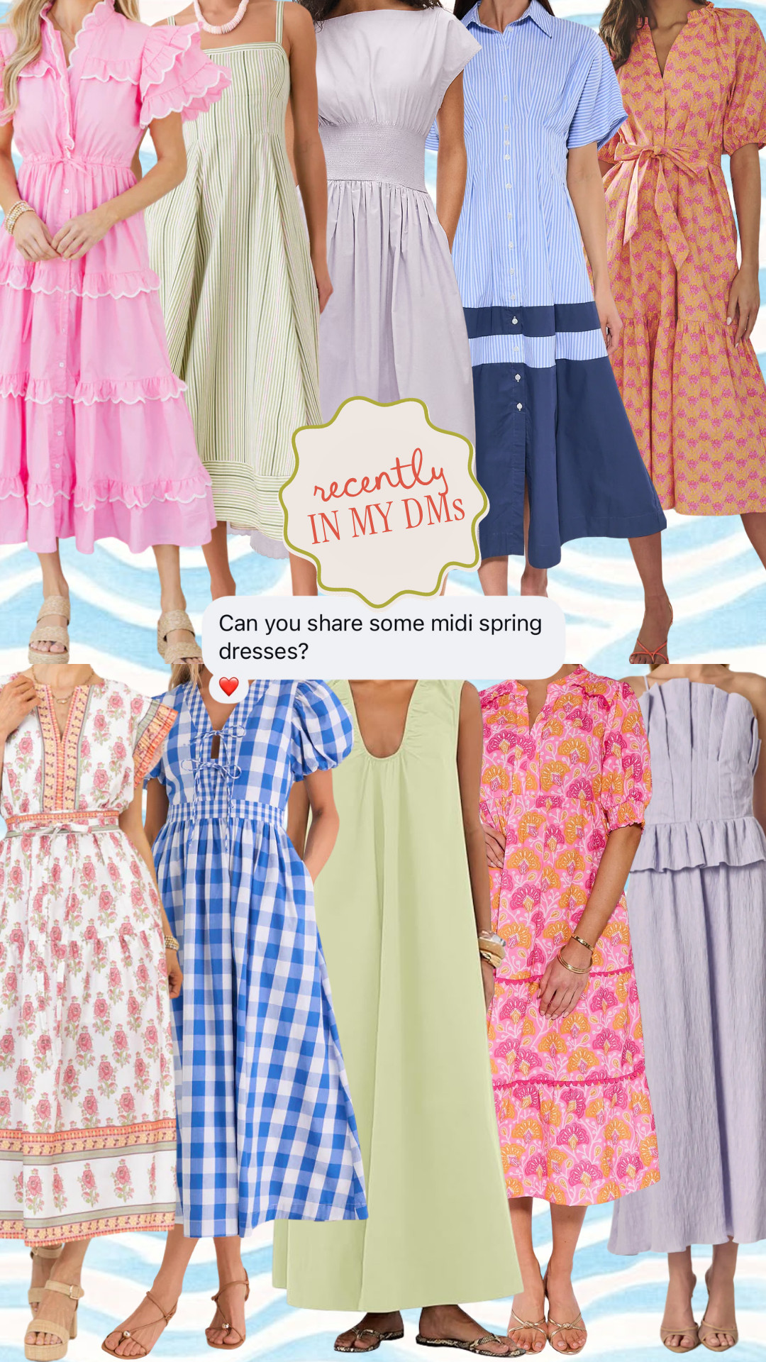 Spring midi dresses!!! 

 #LTKootd #LTKmomlife #LTKWedding