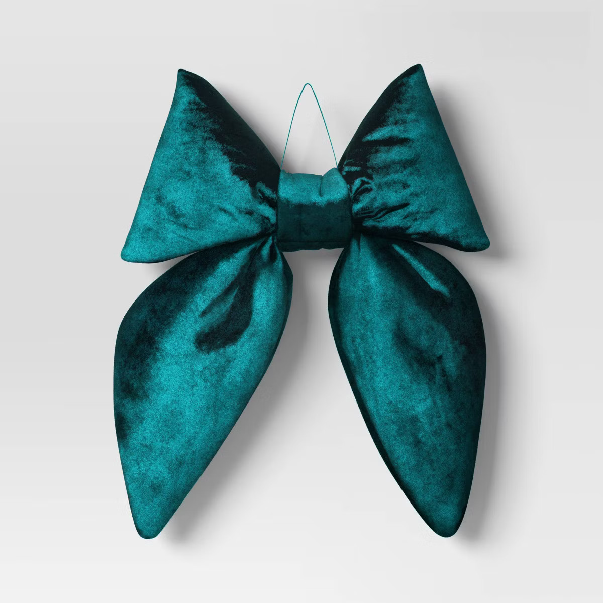 12" Christmas Velvet Bow Decor Teal - Wondershop™ | Target