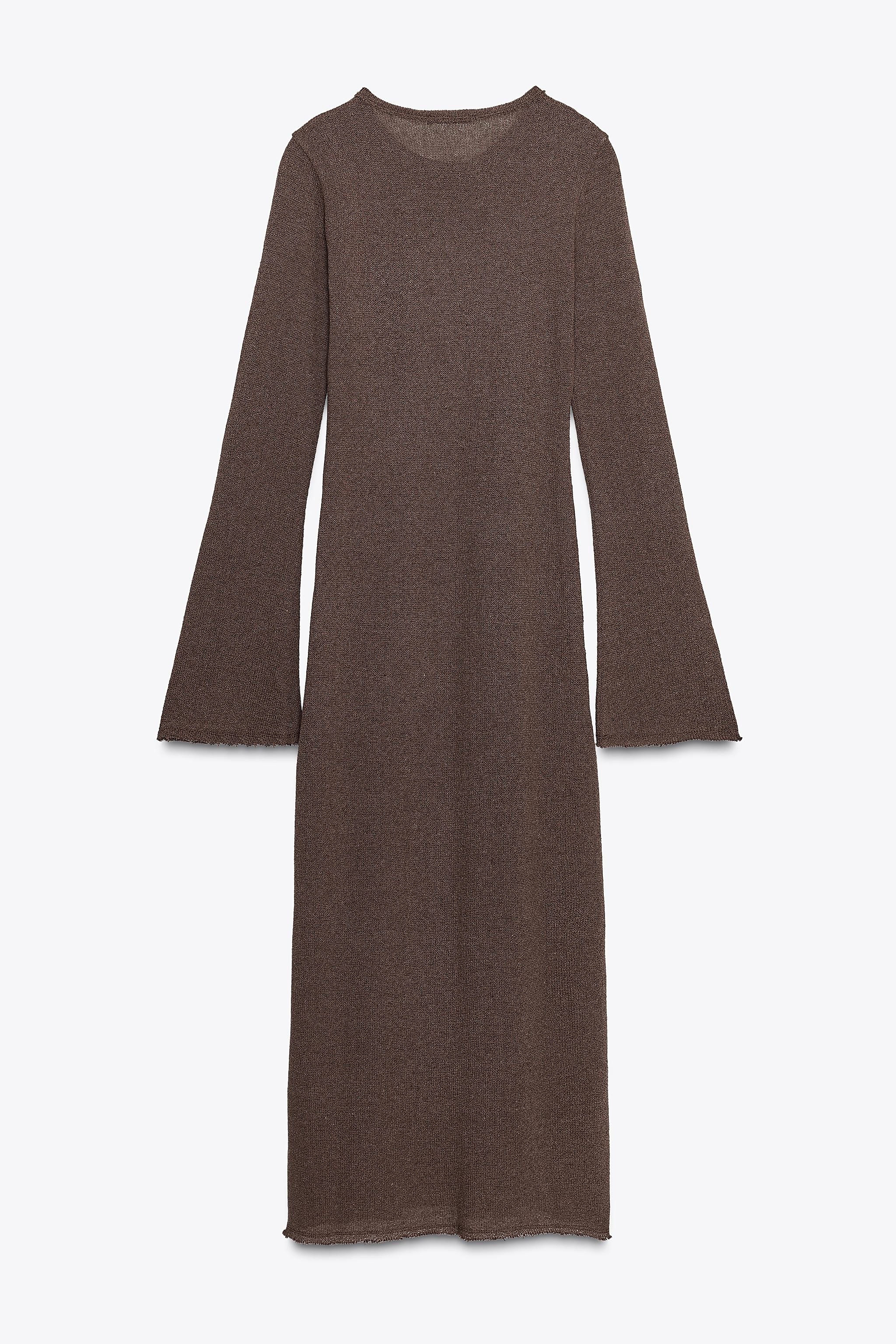 TEXTURED LONG DRESS | Zara US