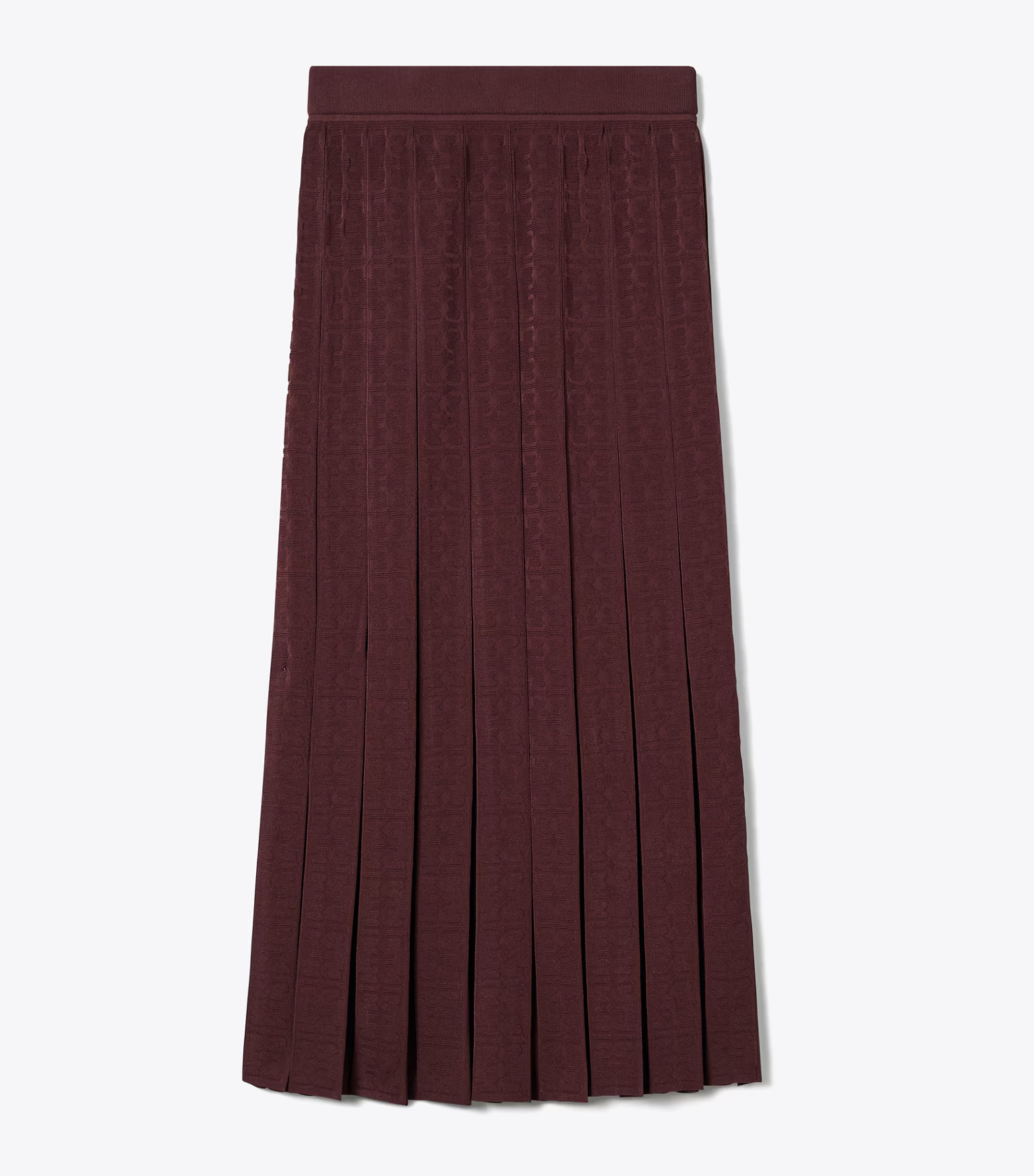 T MONOGRAM JACQUARD SKIRT | Tory Burch (US)