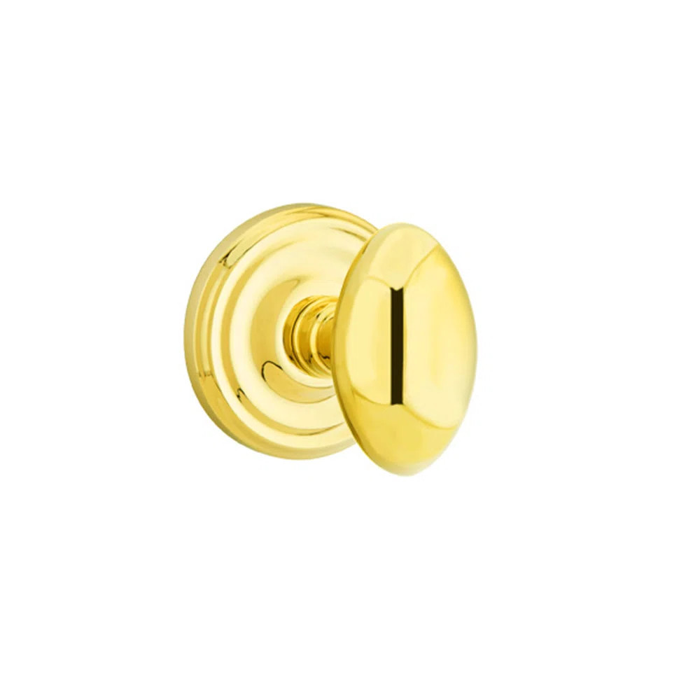 Privacy (Bed & Bath) Egg Knob with Regular Rose | Perigold