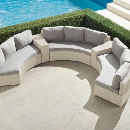 Pasadena II 5-pc. Modular Sofa Set in Ivory Finish | Frontgate | Frontgate