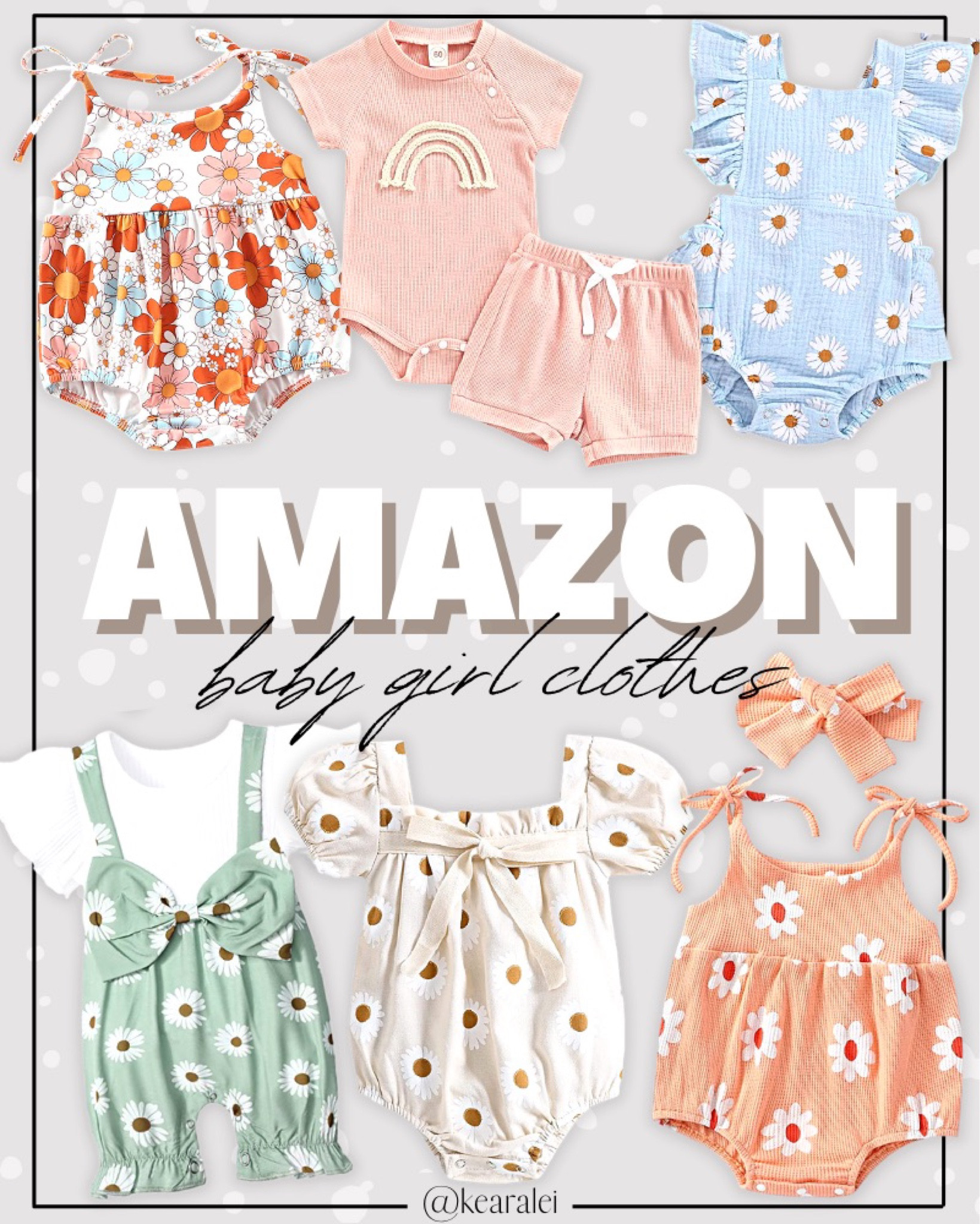 Baby girl clothes spring summer outfits Amazon baby registry newborn toddler pink green rust brown rainbow ruffles romper leopard print jumpsuit onesie daisy print retro groove flowers bell bottoms pants || #baby #girl #clothes #outfit #outfits #amazon #affordable #cute #rainbow #ruffle #romper #jumpsuit
.
.
.

baby shower dress, Maternity Dresses, Maternity, over the bump, motherhood maternity, pinkblush, mama shirt sweatshirt pullover, hospital bag, nursery, maternity photos, baby moon, pregnancy, pregnant, maternity leggings, maternity tops, diaper bag, mama necklace, baby boy, baby girl outfits, newborn, mom, 

Amazon fashion, teacher outfits, business casual, casual outfits, neutrals, street style, Midi skirt, Maxi Dress, Swimsuit, Bikini, Travel, skinny Jeans, Puffer Jackets, Concert Outfits, Cocktail Dresses, Sweater dress, Sweaters, cardigans Fleece Pullovers, hoodies, button-downs, Oversized Sweatshirts, Jeans, High Waisted Leggings, dresses, joggers, fall Fashion, winter fashion, leather jacket, Sherpa jackets, Deals, shacket, Plaid Shirt Jackets, apple watch bands, lounge set, Date Night Outfits, Vacation outfits, Mom jeans, shorts, sunglasses, Disney outfits, Romper, jumpsuit, Airport outfits, biker shorts, Weekender bag, plus size fashion, Stanley cup tumbler, Target, Abercrombie and fitch, Amazon, Shein, Nordstrom, H&M, forever 21, forever21, Walmart, asos, Nordstrom rack, Nike, adidas, Vans, Quay, Tarte, Sephora, lululemon, free people, j crew jcrew factory, old navy

#LTKbaby #LTKbump #LTKSeasonal