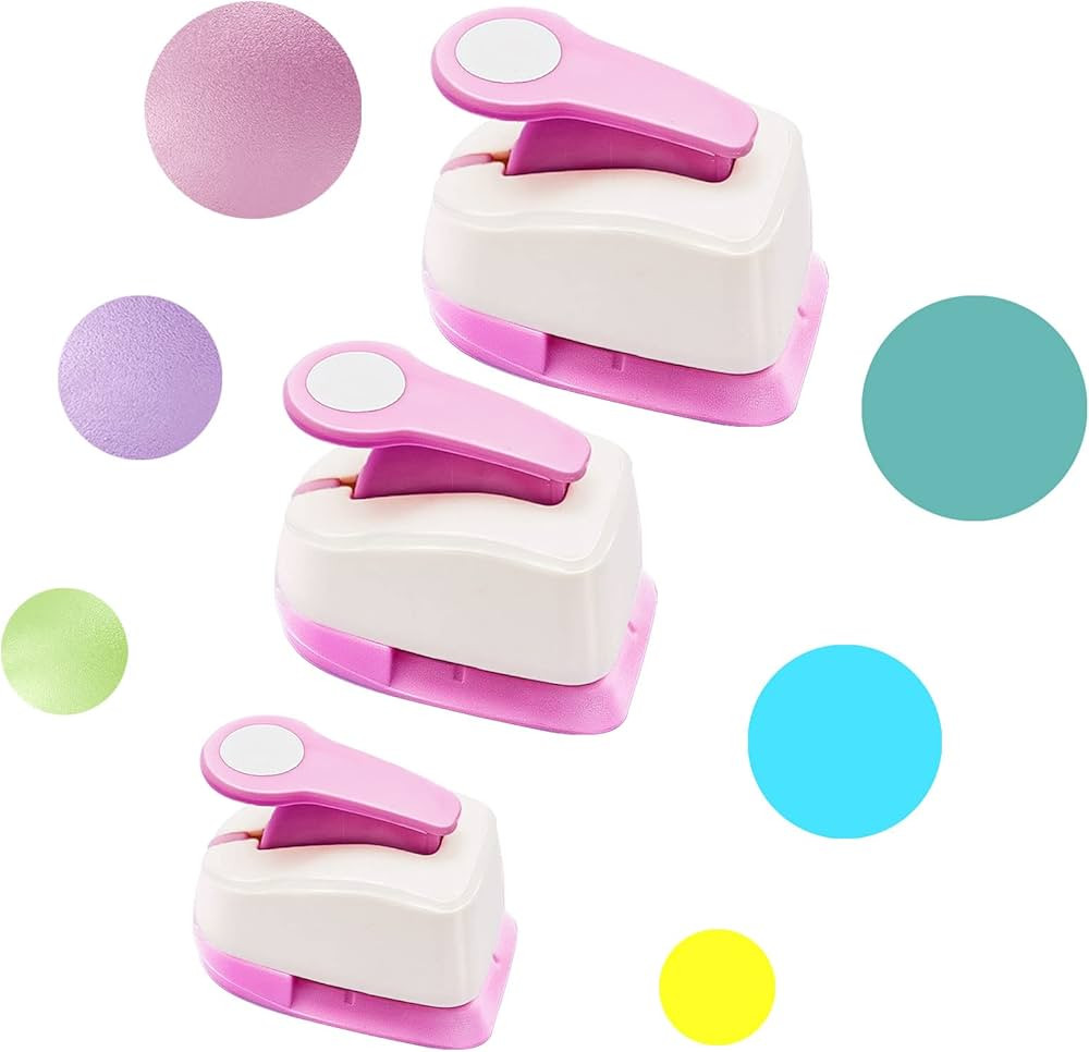 Circle Punch, 1 Inch Circle Punch, Circle Hole Punch, Circle Punches for Paper Crafts, 1.5 Inch C... | Amazon (US)