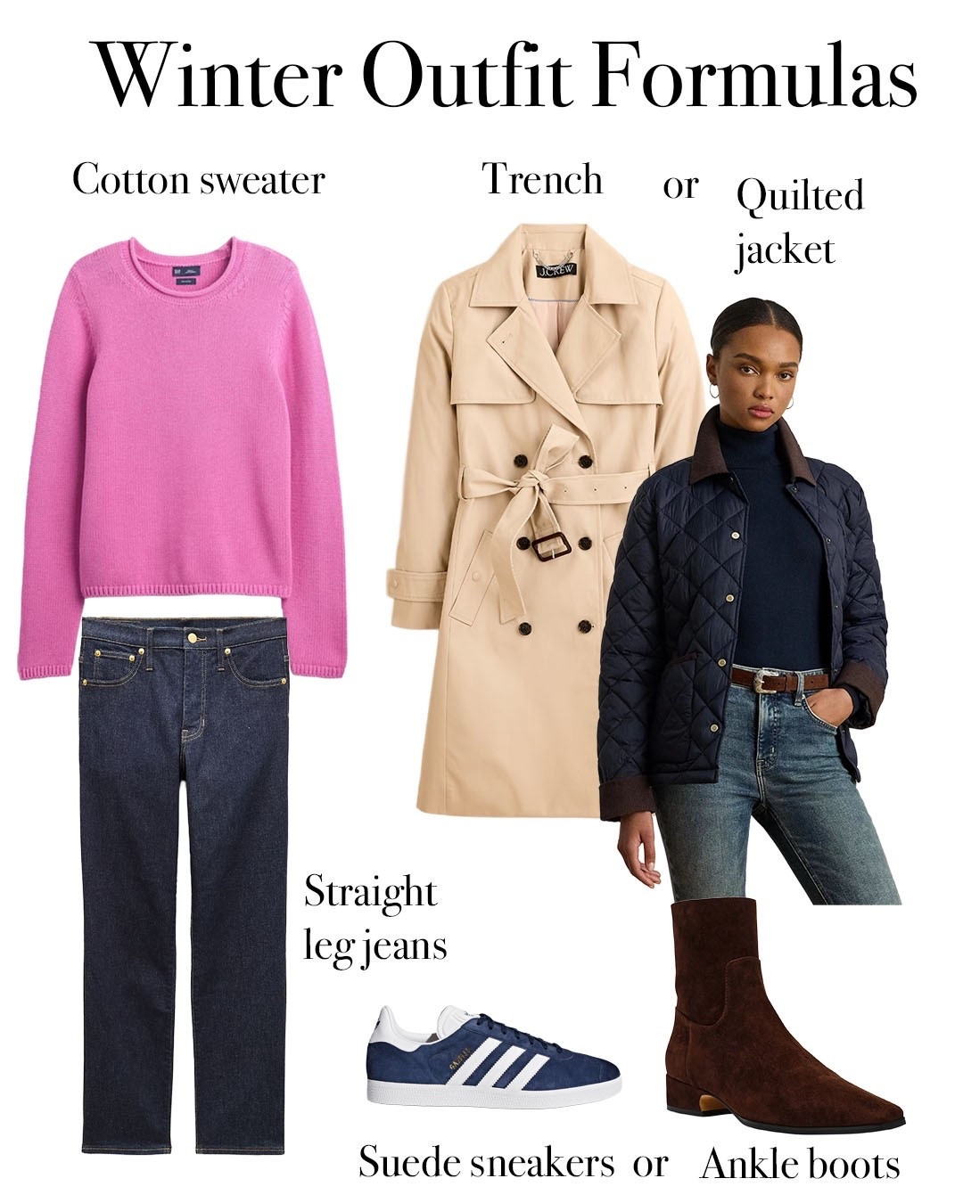 An outfit idea you don’t need to think about for moderate winter weather. Which for me, is the average winter day in NC at 50ish degrees