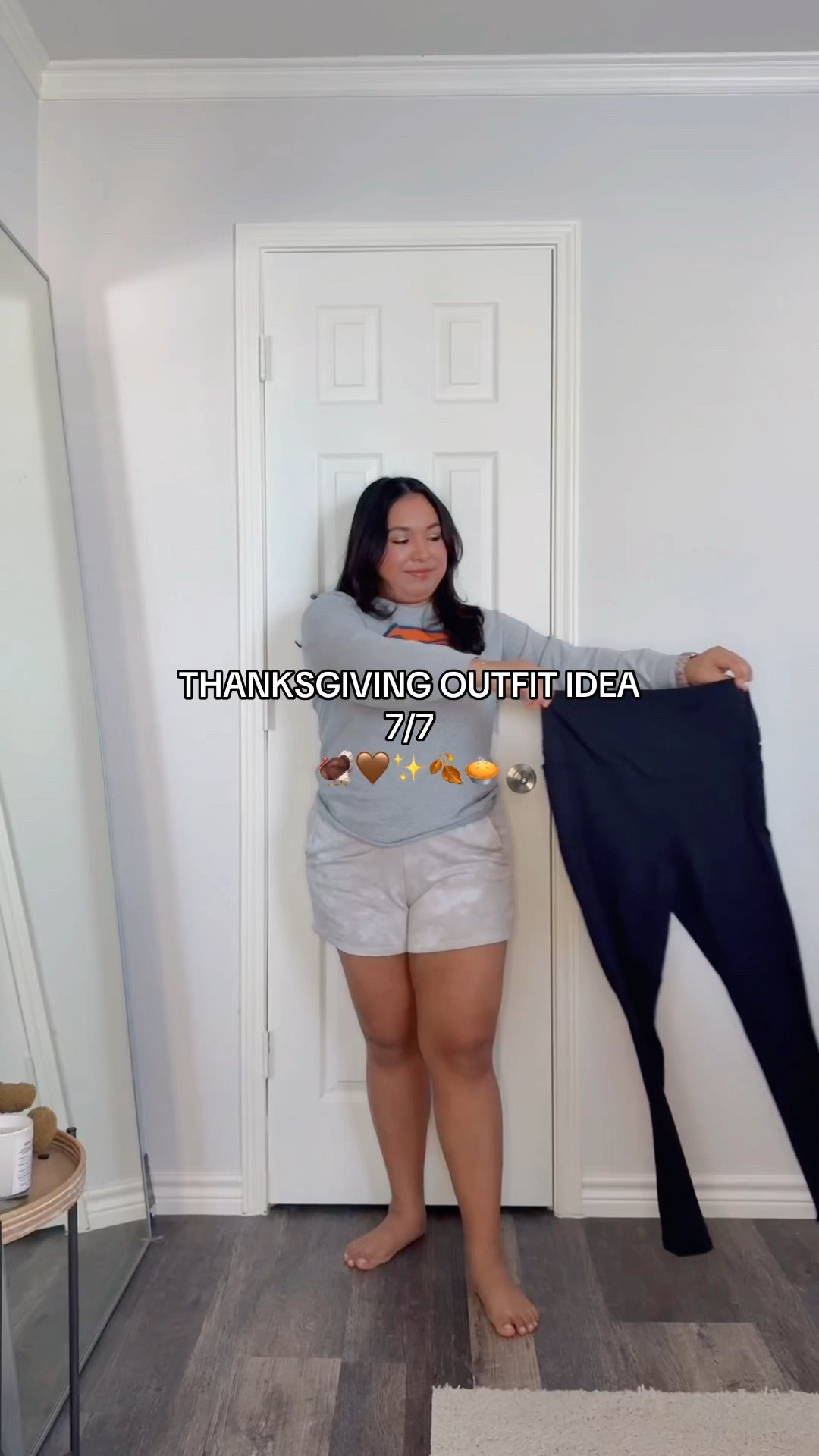 Thanksgiving midsize outfit series day 7 of 7! Outfit is 🔗 on LTK! 

Comfy thanksgiving outfit, Thanksgiving outfit, Thanksgiving outfit idea, black leggings outfit 

#LTKSeasonal #LTKMidsize #LTKHoliday