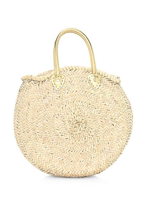 Poolside Women's Le Cercle Woven Straw Tote - Natural | Saks Fifth Avenue