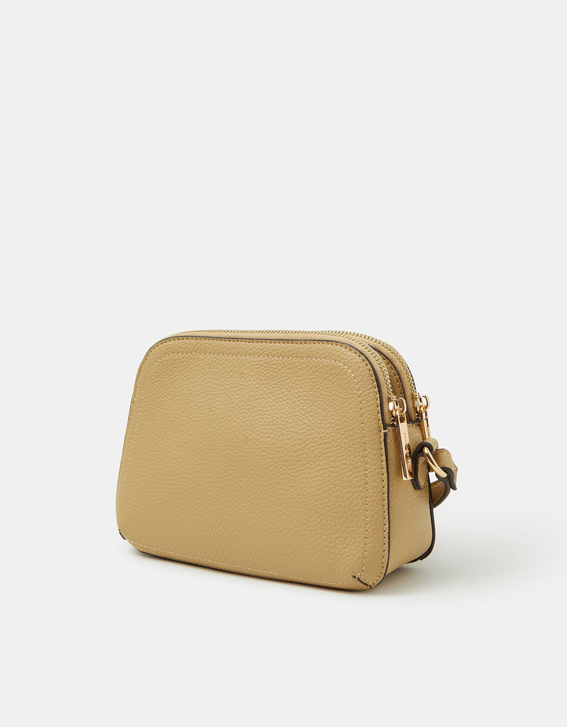Double Zip Crossbody Bag Yellow | Accessorize (Global)