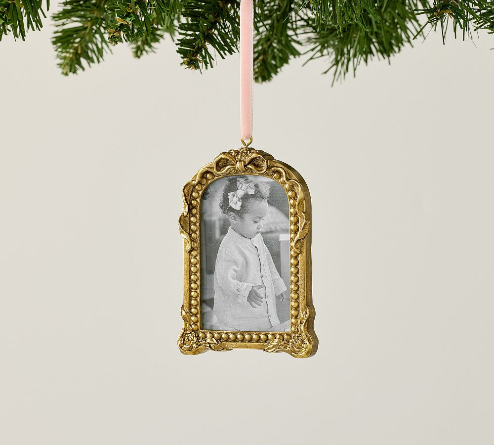 LoveShackFancy Bow Frame Ornament | Pottery Barn (US)
