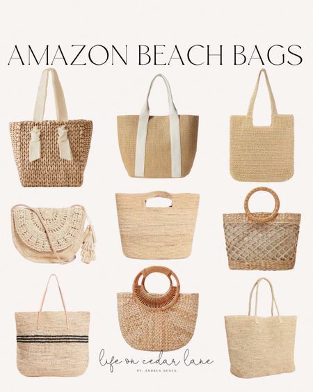 Amazon Beach Bags - snag our favorite straw bags for your next beach vacay! 

#amazonfashion #strswbag #beachbag #vacation #springbreak 

#LTKsalealert #LTKfindsunder100 #LTKover40