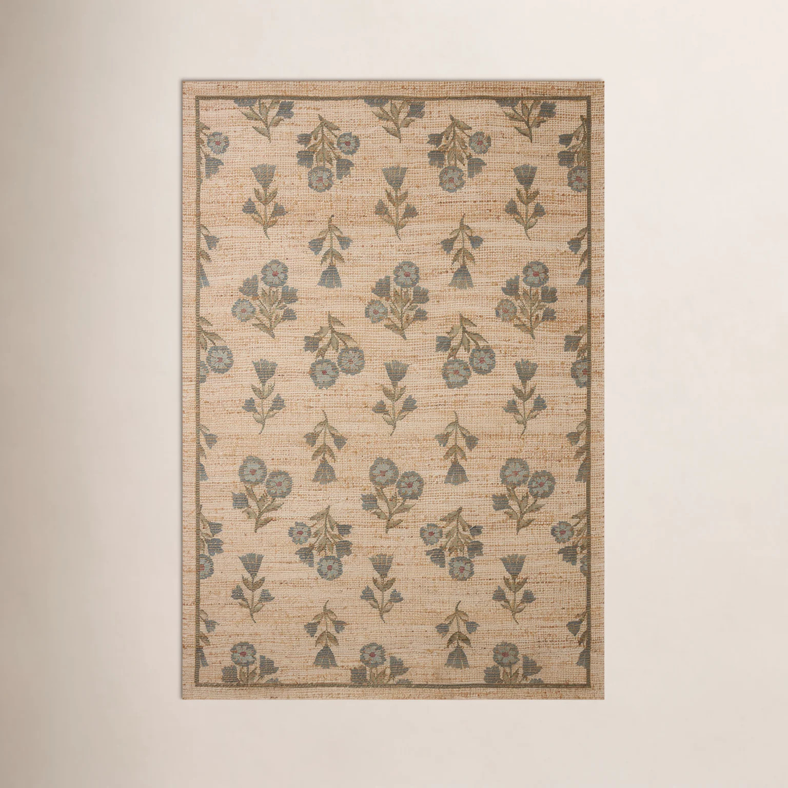 Chris Loves Julia x Loloi Rue Moss / Blue Area Rug | Wayfair North America