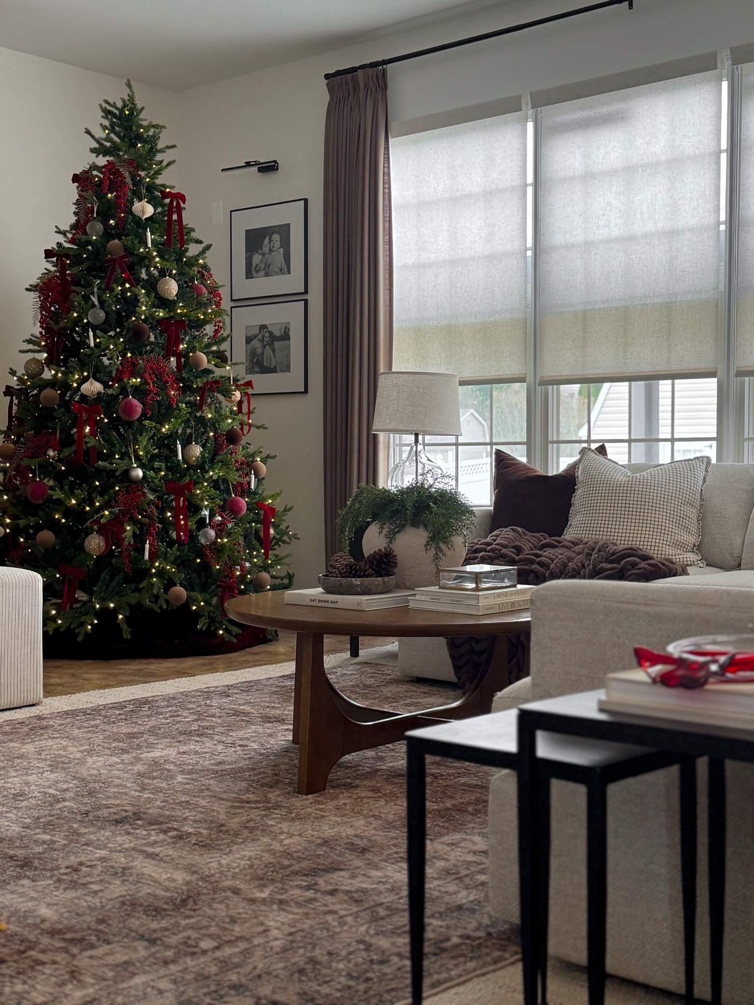 Christmas tree, christmas tree ornaments, Christmas decor, Christmas garland, fireplace mantel decor, Christmas mantel decor, accent chair, living room ottoman, living room rug

#LTKSeasonal #LTKHome #LTKHoliday