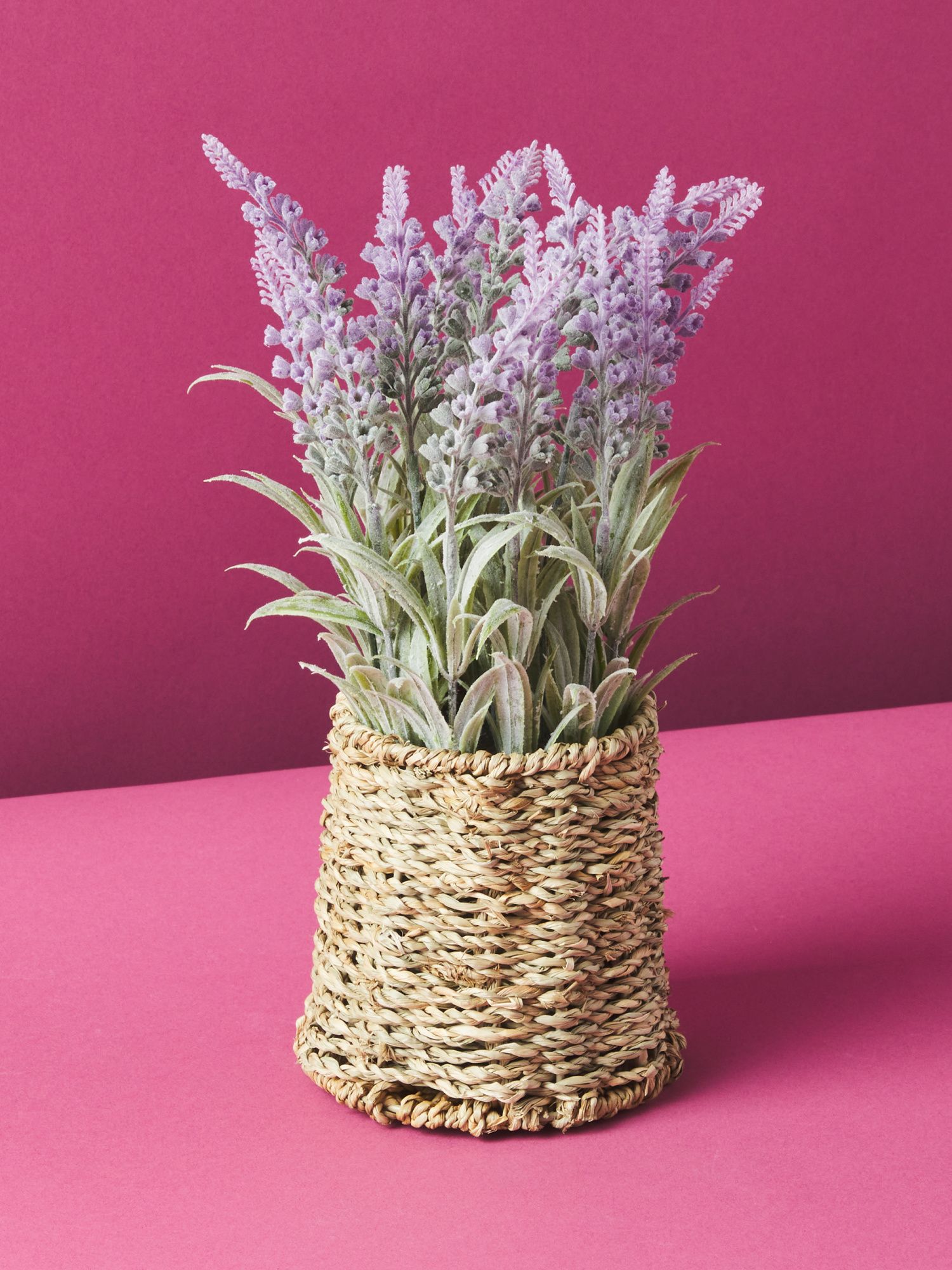 7x13 Artificial Lavender In Basket | Florals | HomeGoods | HomeGoods