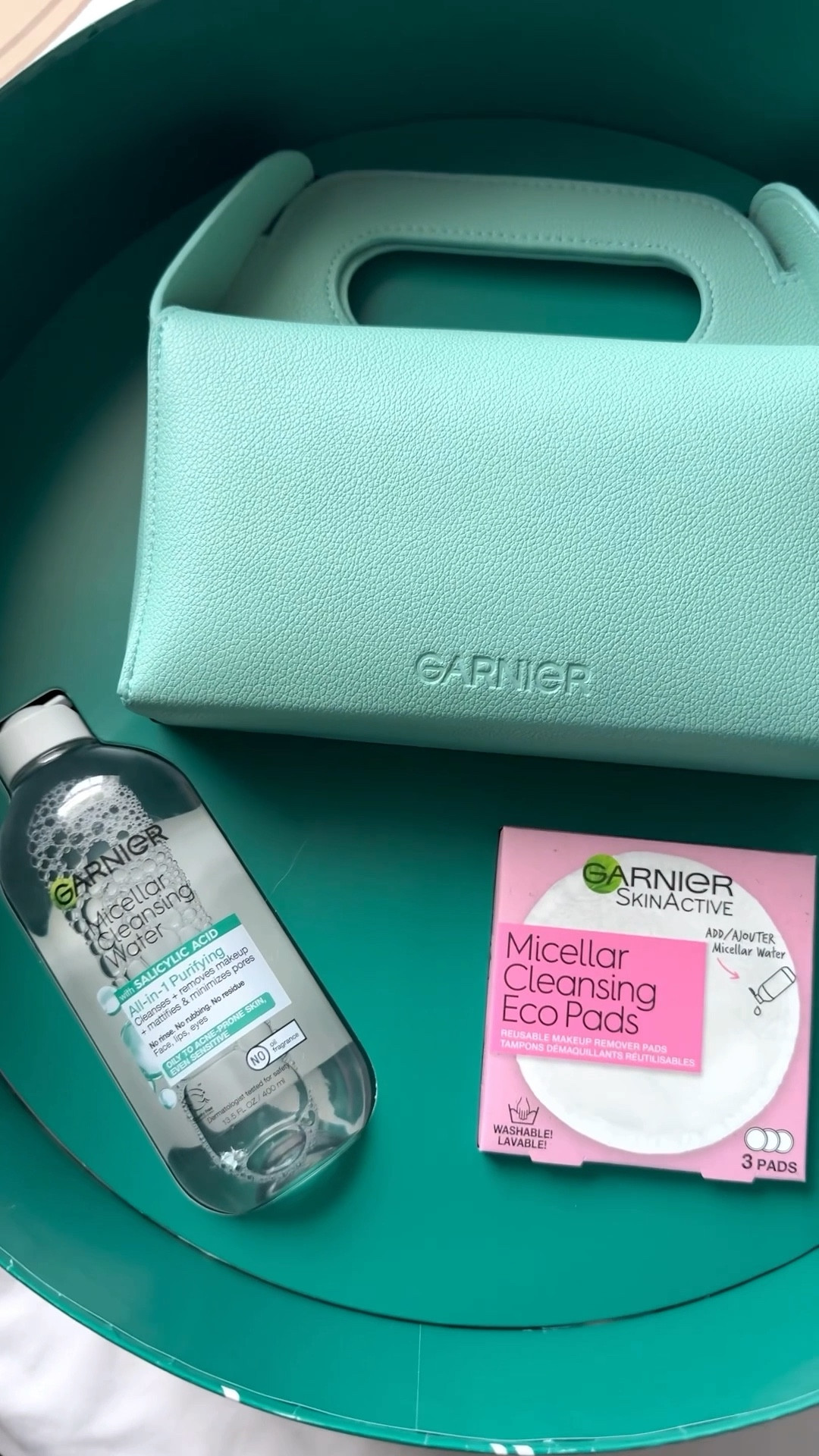 Garnier Micellar water with salicylic acid and Micellar Cleansing Eco Pads

#LTKBeauty