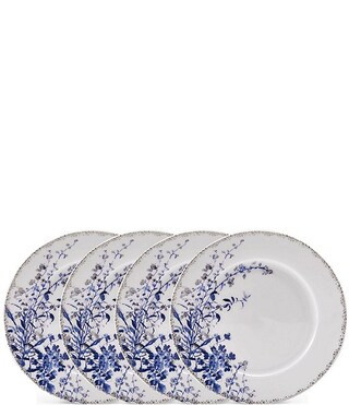 Kaia Platinum Dinner Plates, Set of 4 | Dillard's