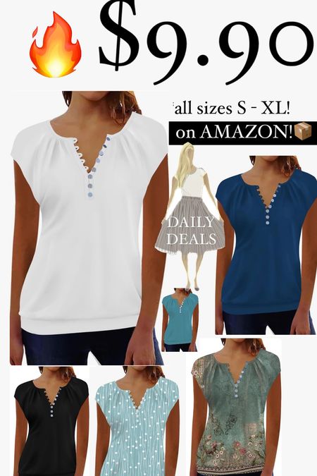 Casual blouse: this Amazon deal qualifies for every size small through extra large👏

#LTKfindsunder50 #LTKsalealert #LTKworkwear