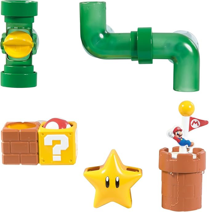 My Mario Pipes Playset by TOMY Toomies - Pouring Toddler Water Toys for Bath or Pool with Suction... | Amazon (US)