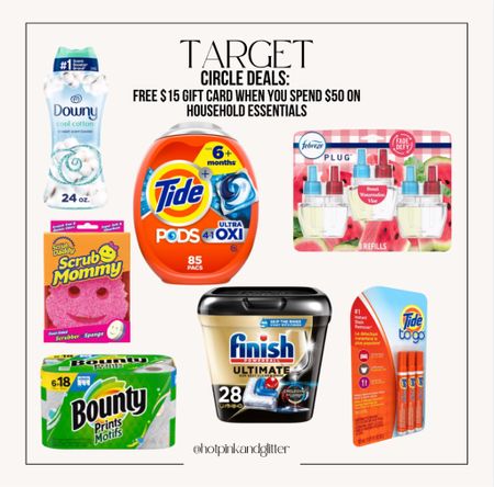 Get a FREE $15 Target gift card when you spend $50 on household essentials! 

#LTKxTarget #LTKhome #LTKfindsunder50