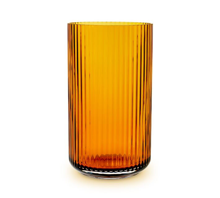 Lyngby Amber Glass Vase | Pottery Barn (US)