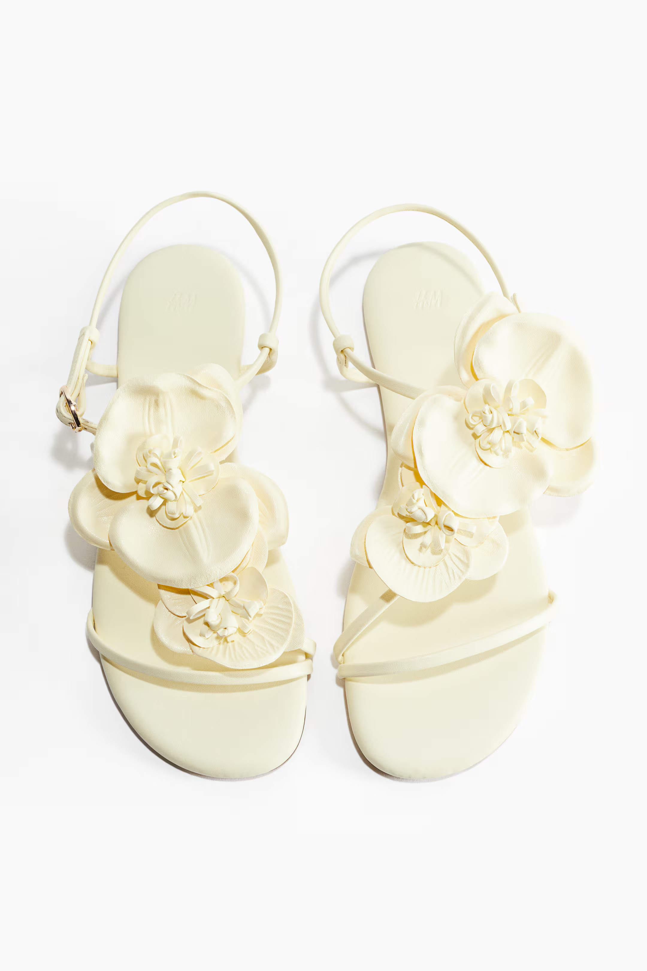 Appliquéd strappy sandals | H&M (UK, MY, IN, SG, PH, TW, HK)