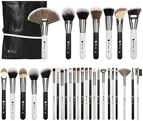 DUcare Makeup Brushes 31Pcs Professional Panda Makeup Brush Set Premium Synthetic Goat Pony Hair ... | Amazon (US)