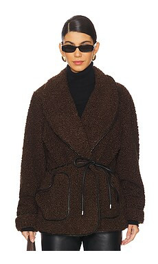 Kimia Sherpa Tie Waist Jacket
                    
                    SIMKHAI | Revolve Clothing (Global)