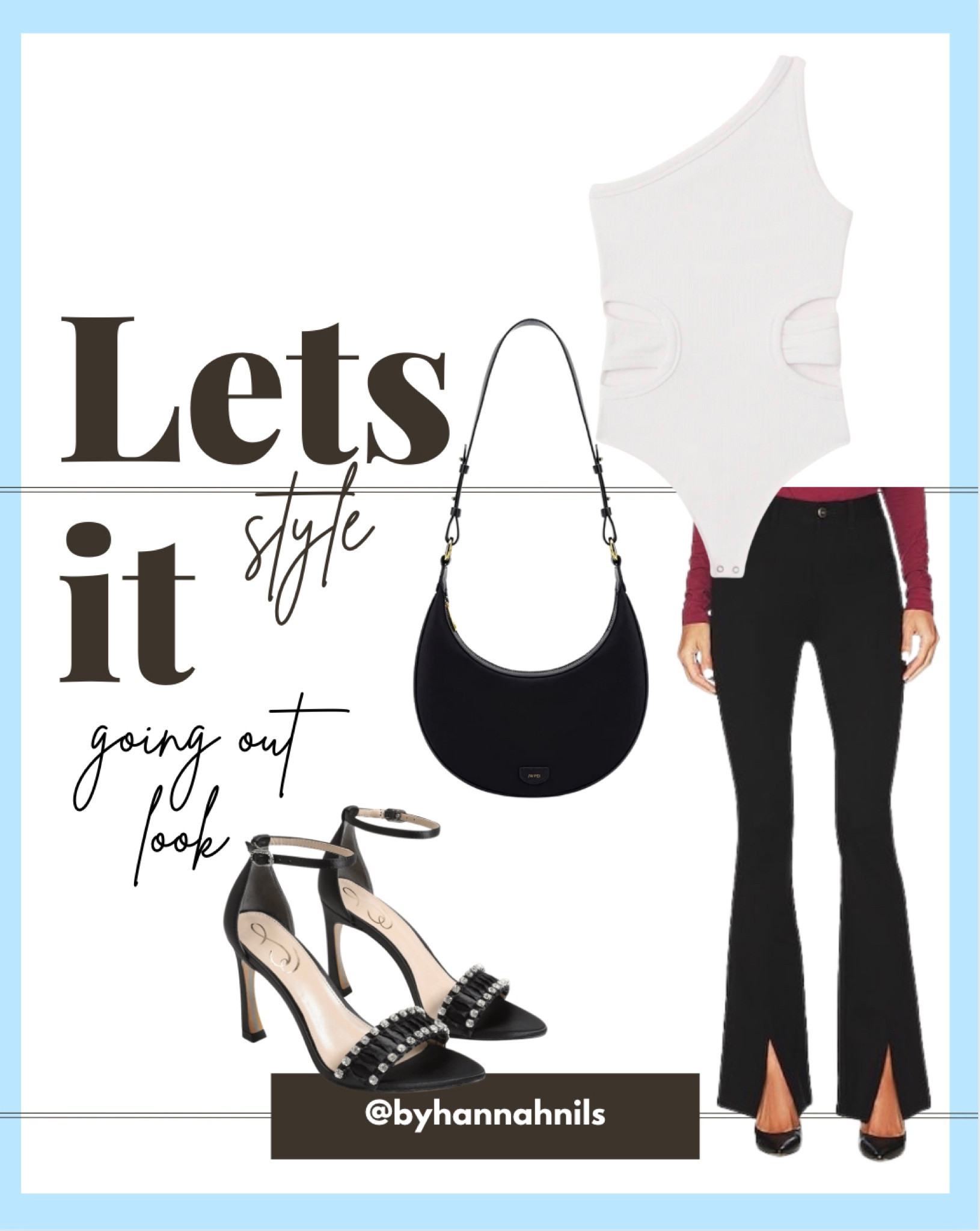 Let’s style it! Going out look! 💃 revolve ∙ Abercrombie ∙ bodysuit ∙ heels ∙ Sam Edelman ∙ amazon bags ∙ affordable bag ∙ jw pei ∙ found it on Amazon 

#LTKitbag #LTKsalealert #LTKstyletip