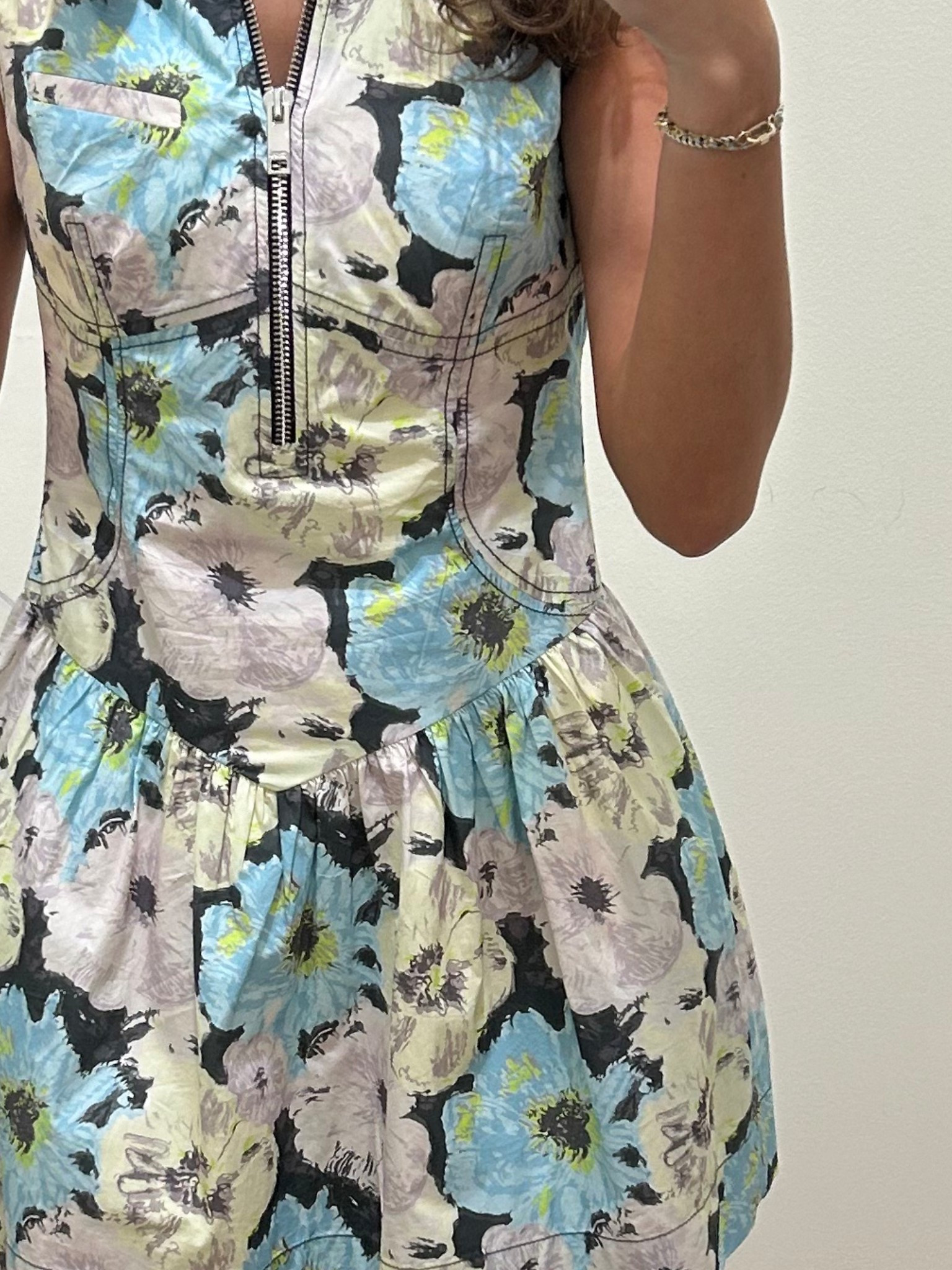 New favorite print & dress @ GANNI 🩵