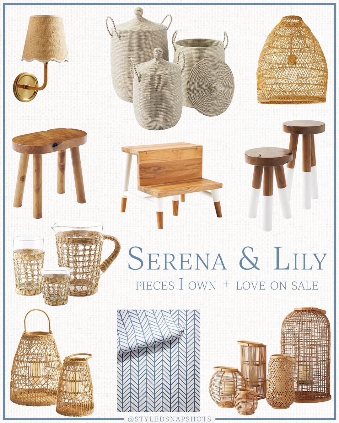 Serena & lily sale! These are all pieces I personally own and love