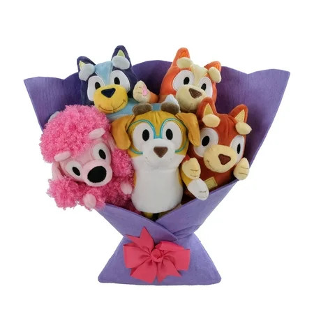 Bluey Family Plush Valentines Bouquet, by Ruz | Walmart (US)