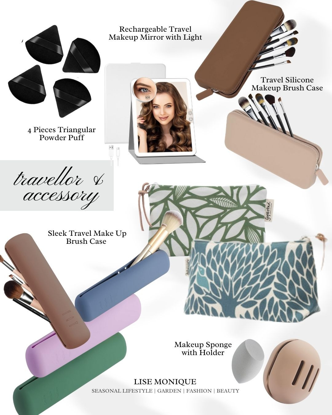 Shop the Collection

Traveller & Accessories

All travel essential you thought you needed to keep you organized for all your travelling. 😊

#travelessentials #travel #travelgram #travelaccessories #wanderlust #travelinstyle #passportcover #travelblogger #instatravel #travelgear #giftideas #giftsforher #personalised #travelbag #traveladdict #adventureawaits #travelessential #traveltips #passportholder #travelling #makeup #gifts #skincare #beauty #design #holiday #travelhacks #travelsmart #traveltheworld #wallet #luggage #iphonecharger #amazonfinds #amazontravel #amazon 

#LTKTravel #LTKFamily #LTKOver40