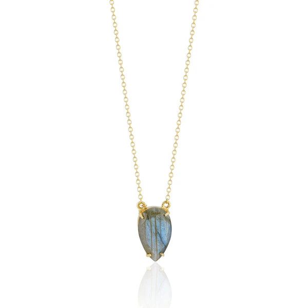 Blake Teardrop Necklace | Labradorite | elli parr