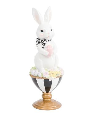 Bunny Sitting On Flower Pot | TJ Maxx